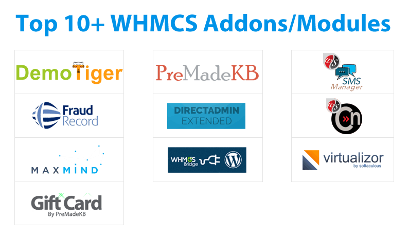 Top 10+ WHMCS Modules That Web Hosting Companies Uses – With Demo –  DemoTiger Blog